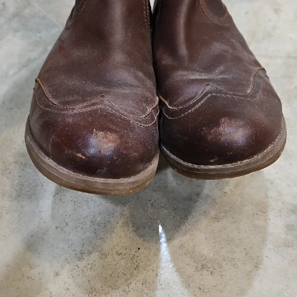 Women's Timberland Brown Leather Riding Boots - Picture 2 of 8